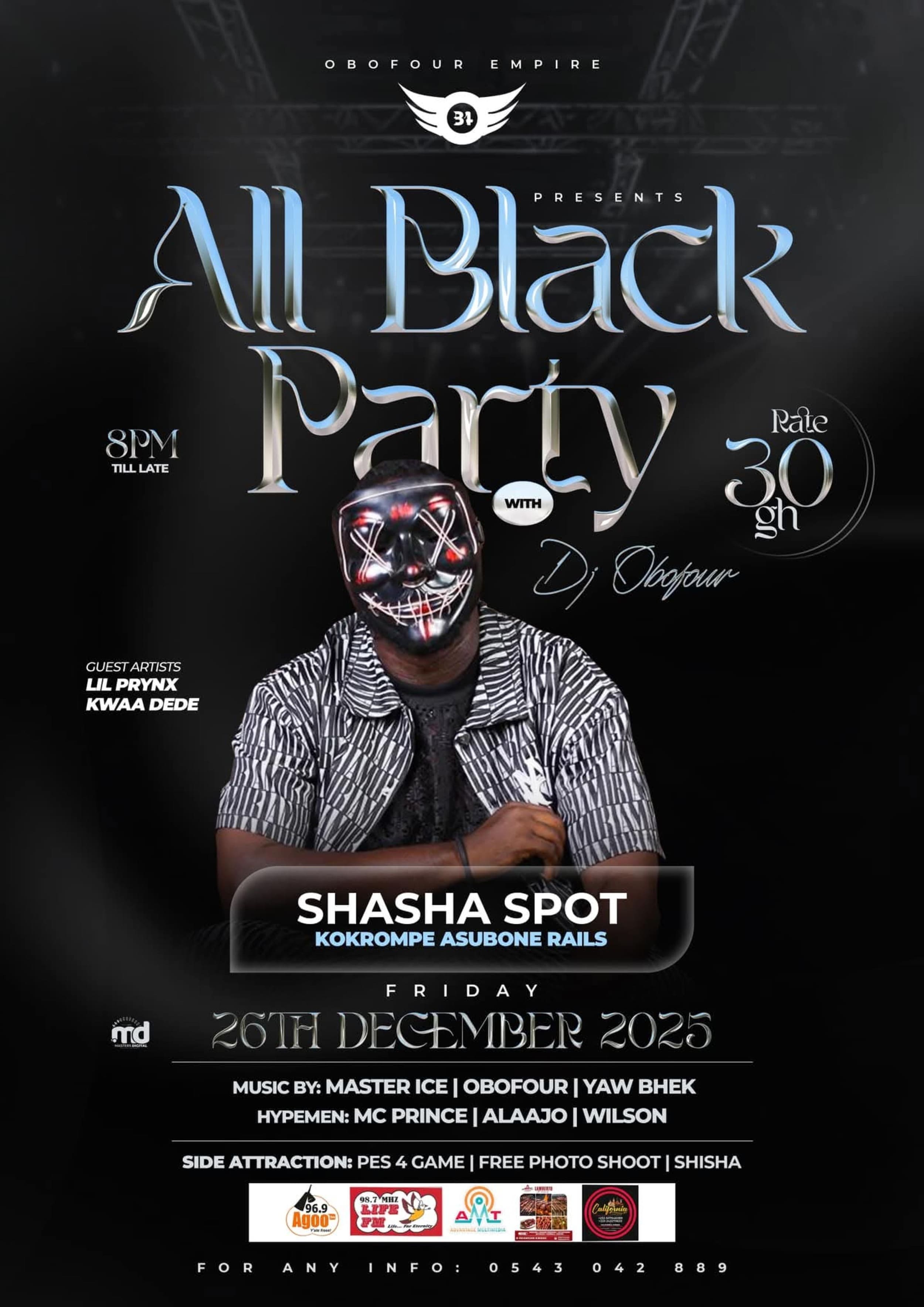 All Black Party