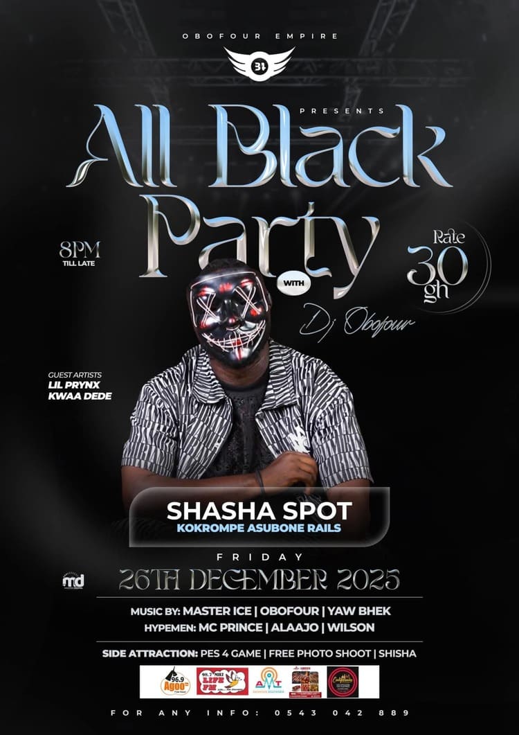 All Black Party
