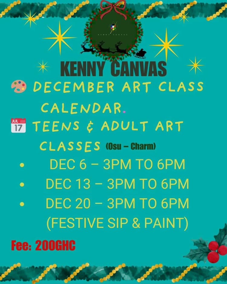 Festive Sip & Paint For Teens & Adults